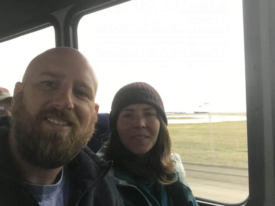 On the tour bus to Prudhoe Bay