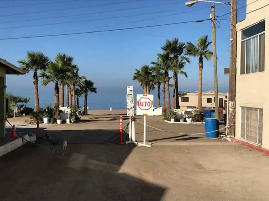 Entrance to Alisitos K58 campground