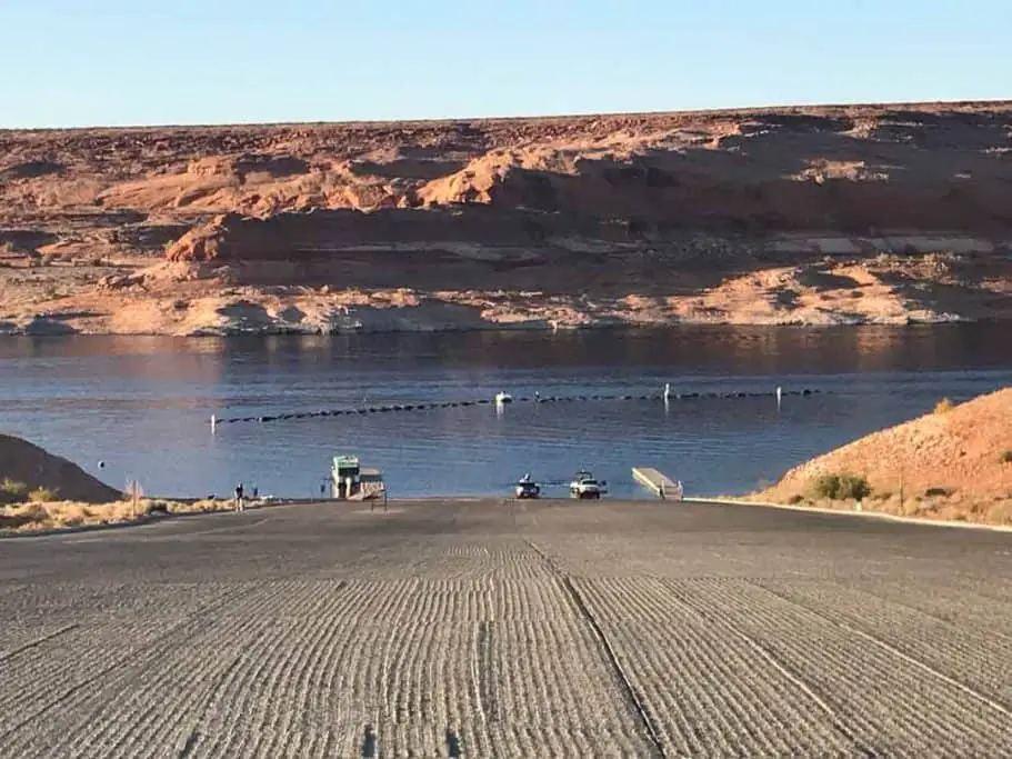 Boat ramp to kayak antelope canyon