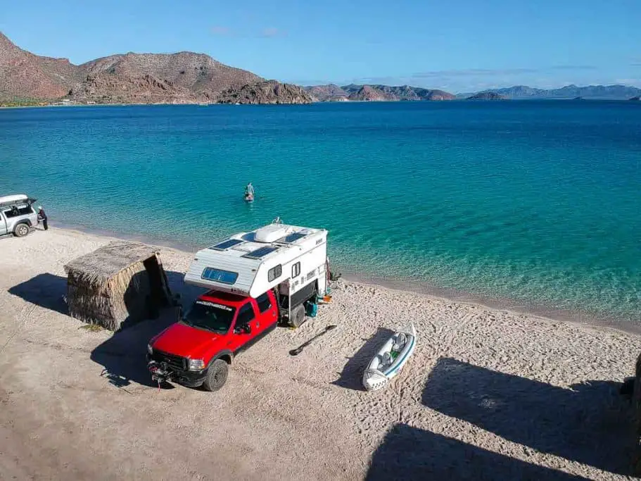 camping on el coyote beach