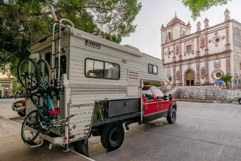 Camping in Baja at San Ignacio