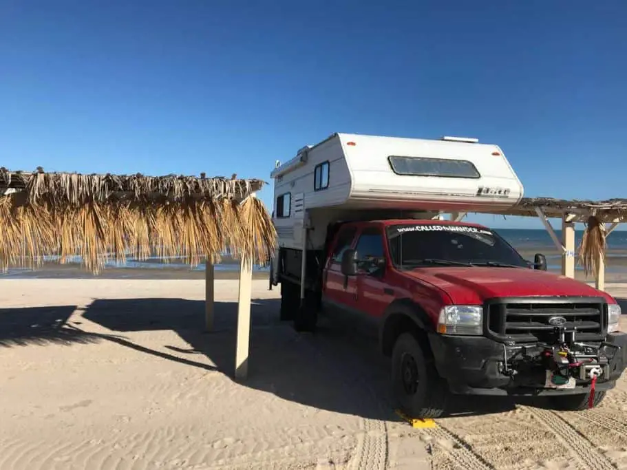 Camping in San Felipe at Pete's Place