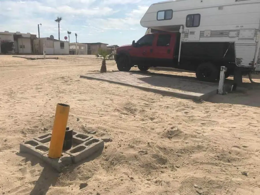 Camping in San Felipe at Victors RV Park