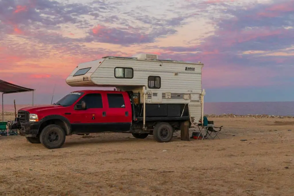 Beach Camping in a Dry Riverbed (Arroyo)