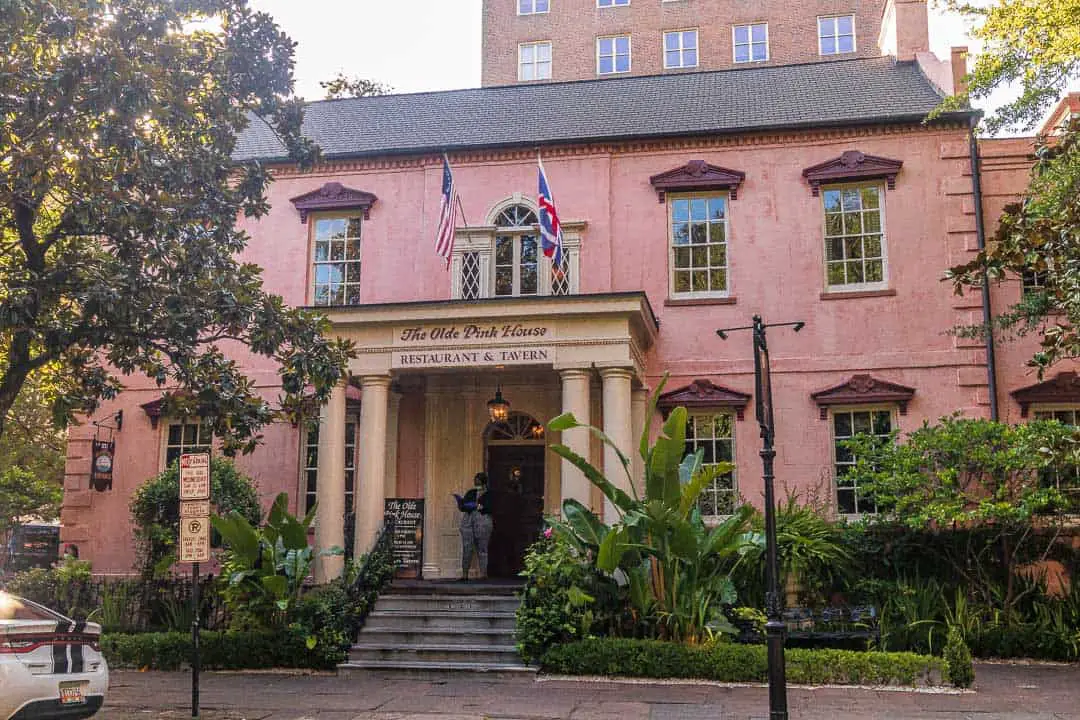 A one day Savannah itinerary could include a tasty meal at the Olde Pink House